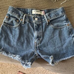 Levi's Women's Blue Denim Shorts